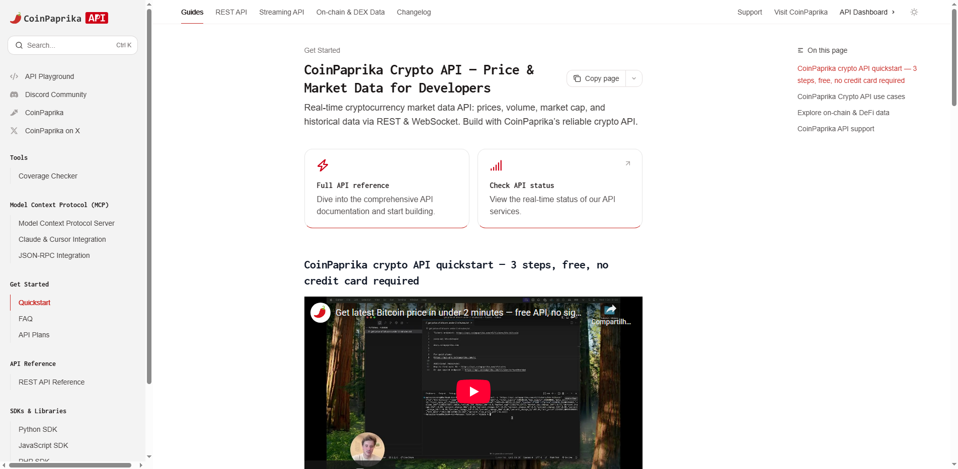 Coinpaprika API