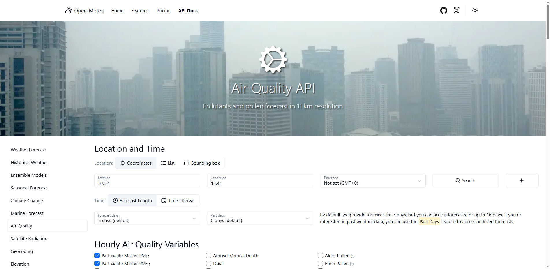 Air Quality API