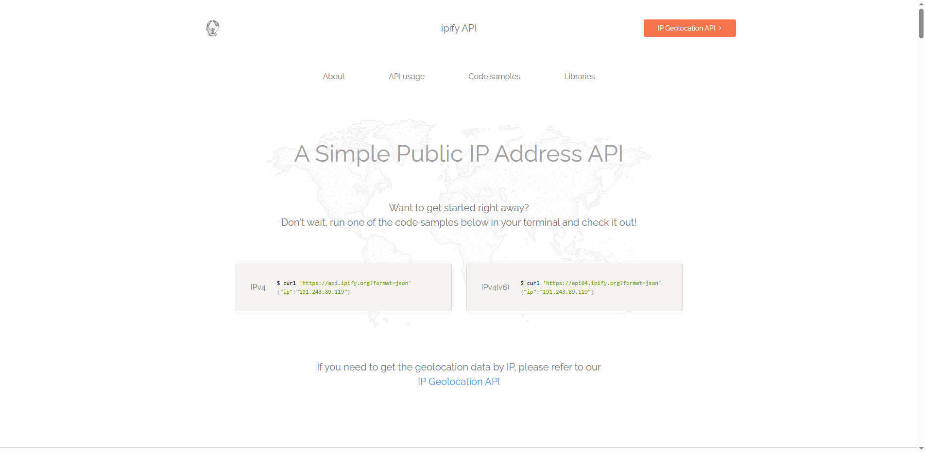 ipify API