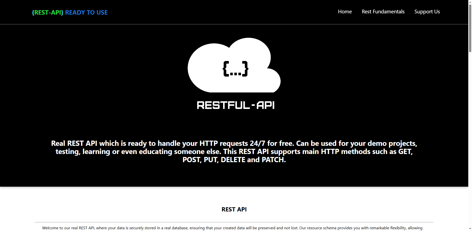 Real REST API
