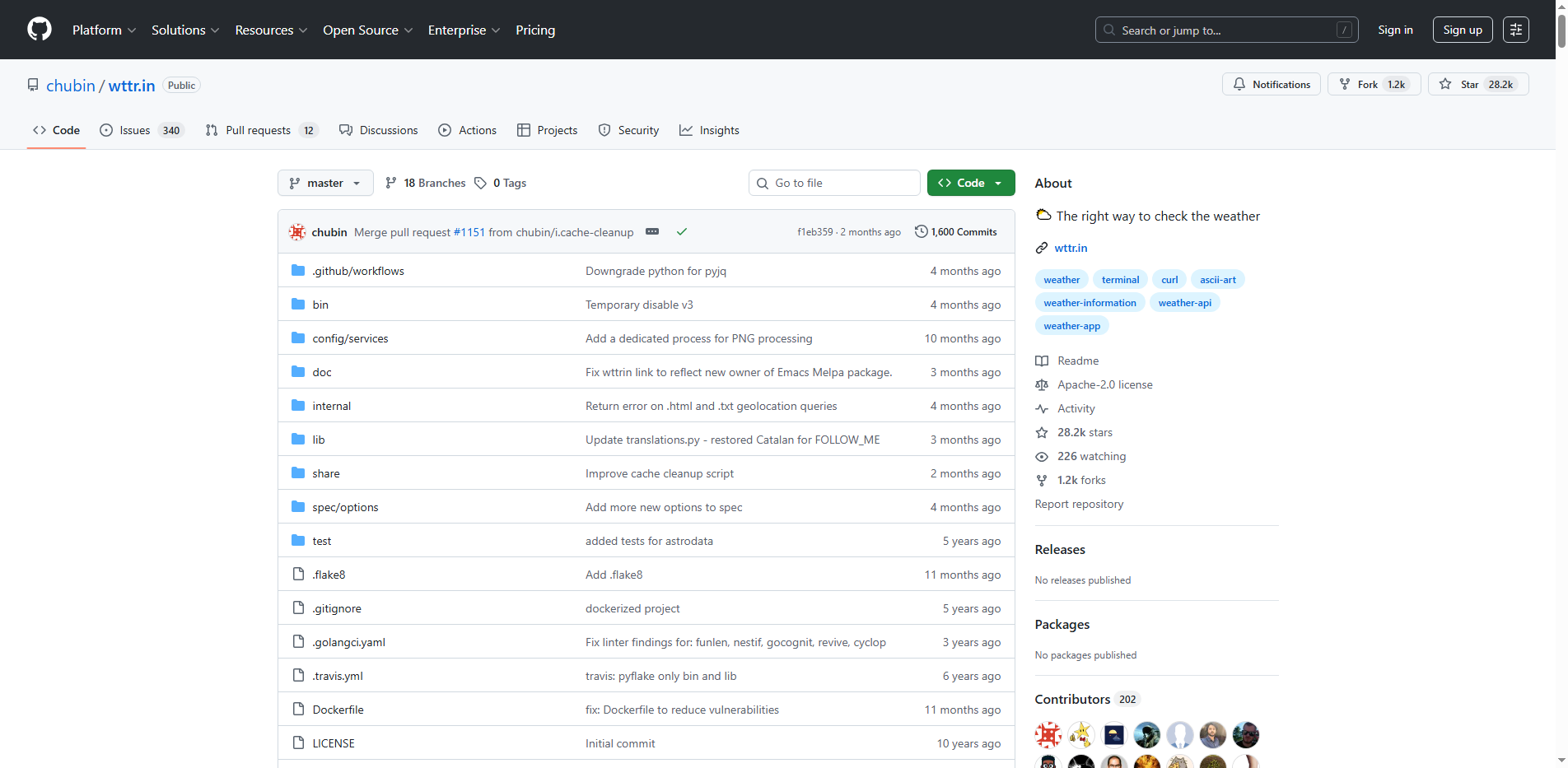 Console Weather Forecast