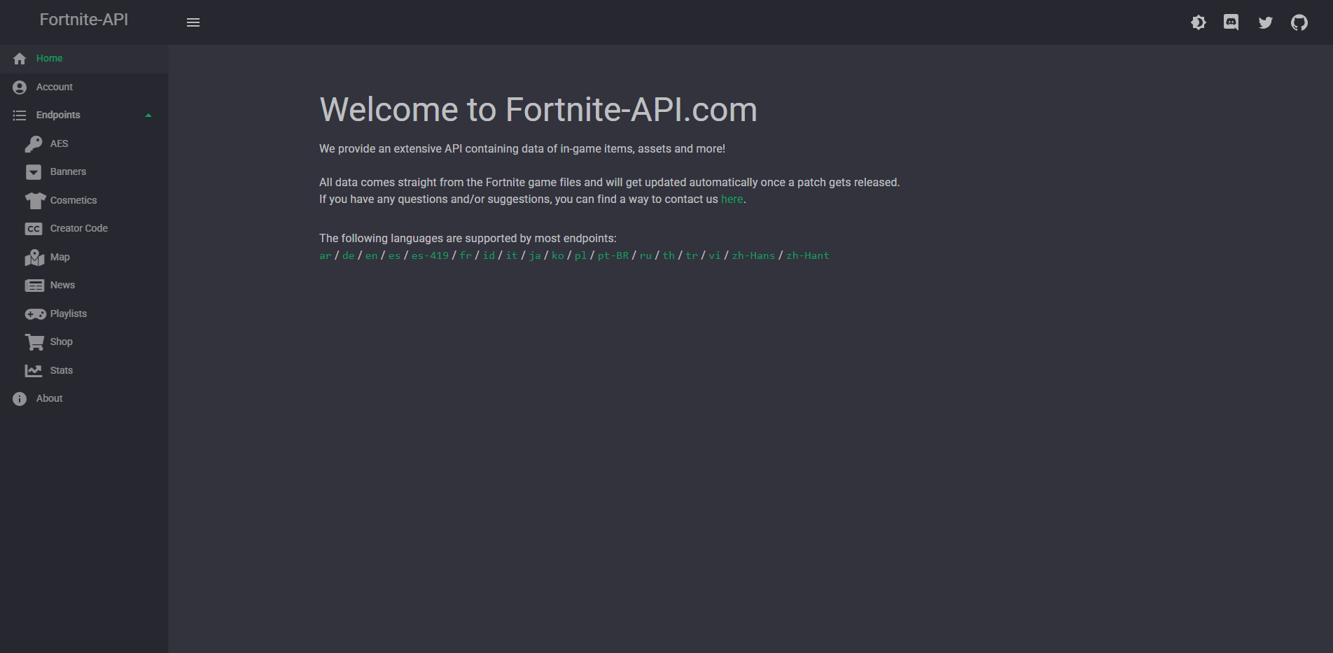 Fortnite API