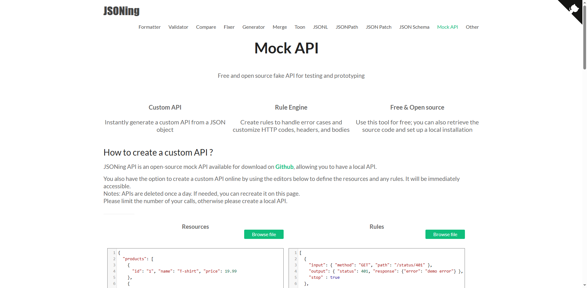 Mock API