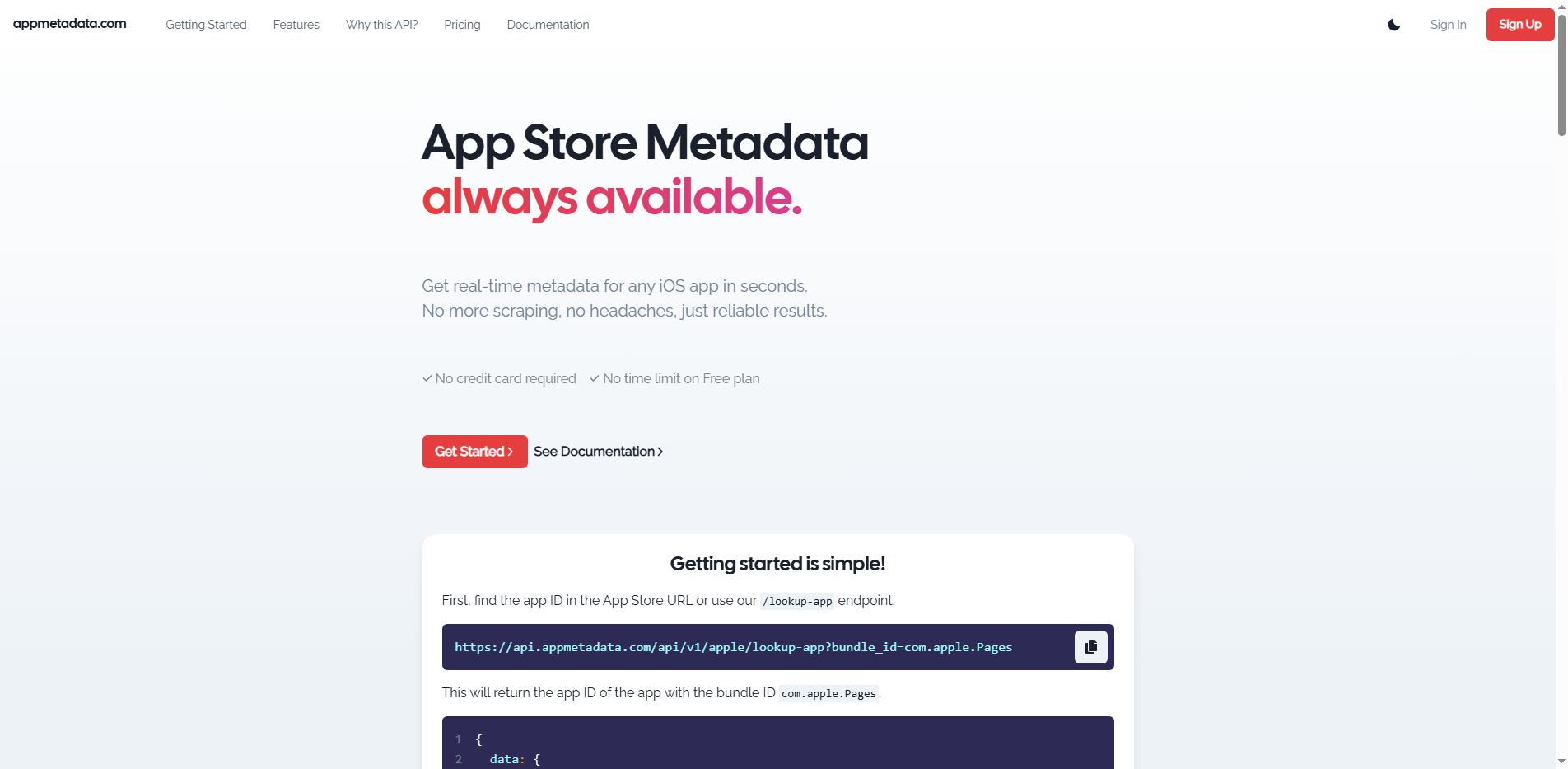 App Store Metadata API