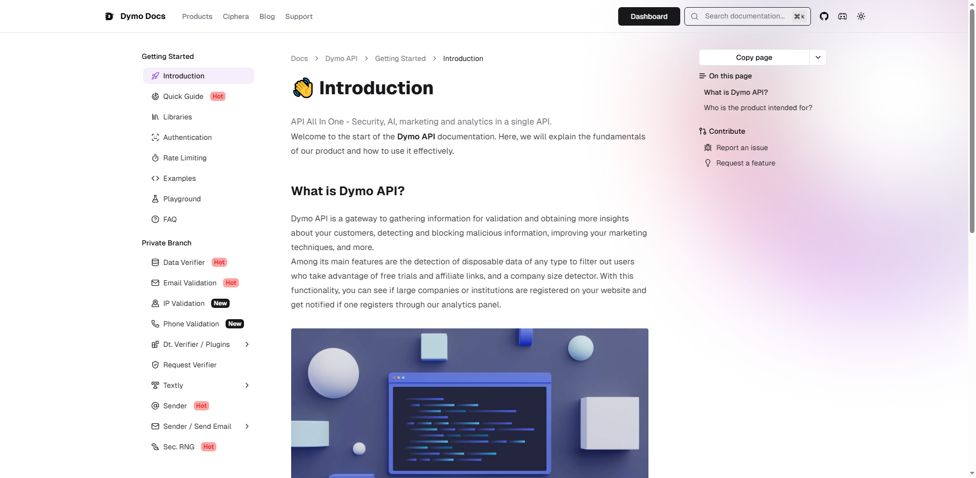 Dymo API Introduction
