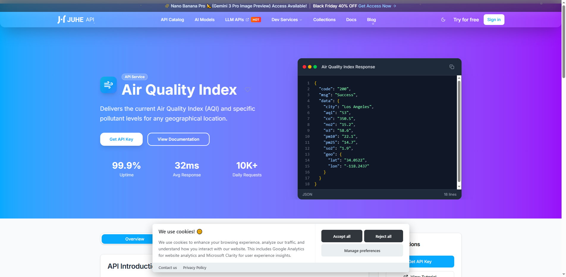 Air Quality Index API