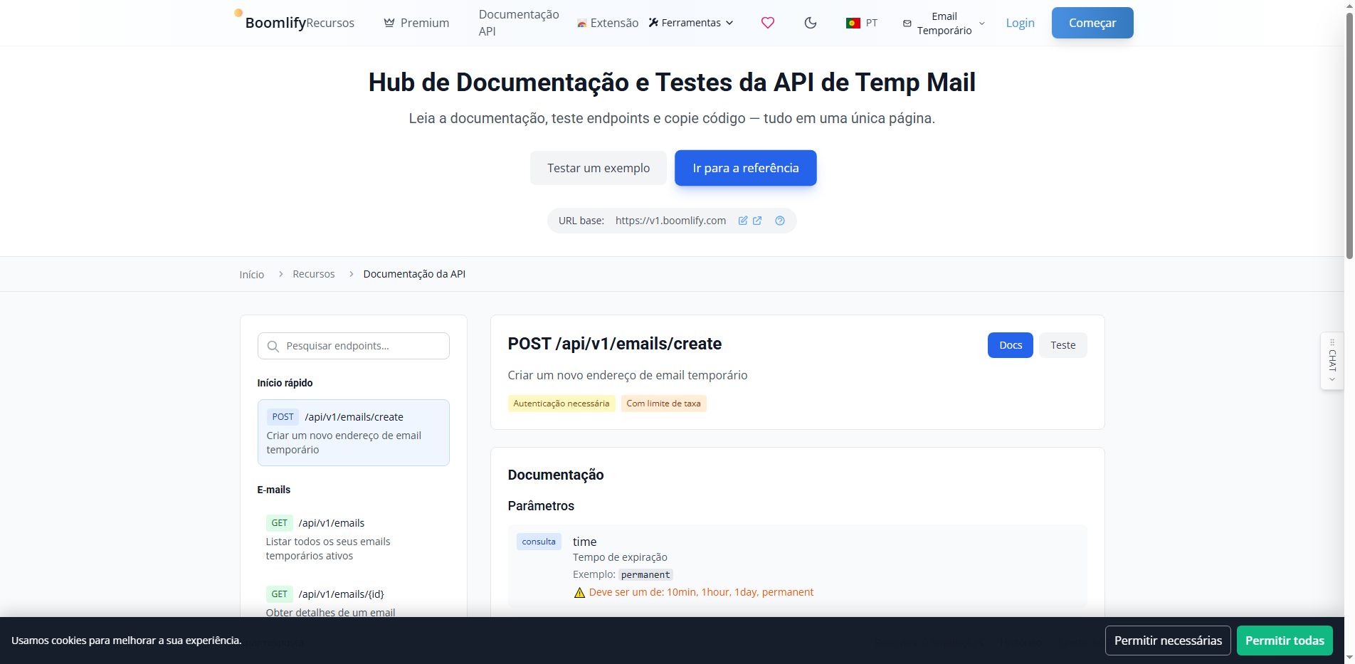temp mail api by boomlify
