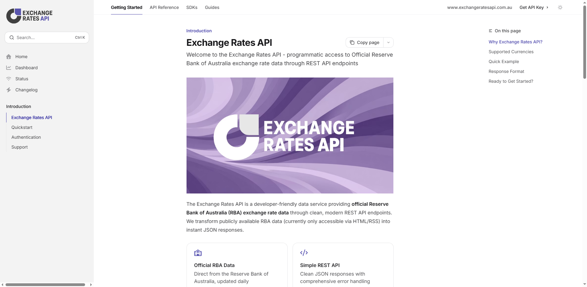 Exchange Rates API