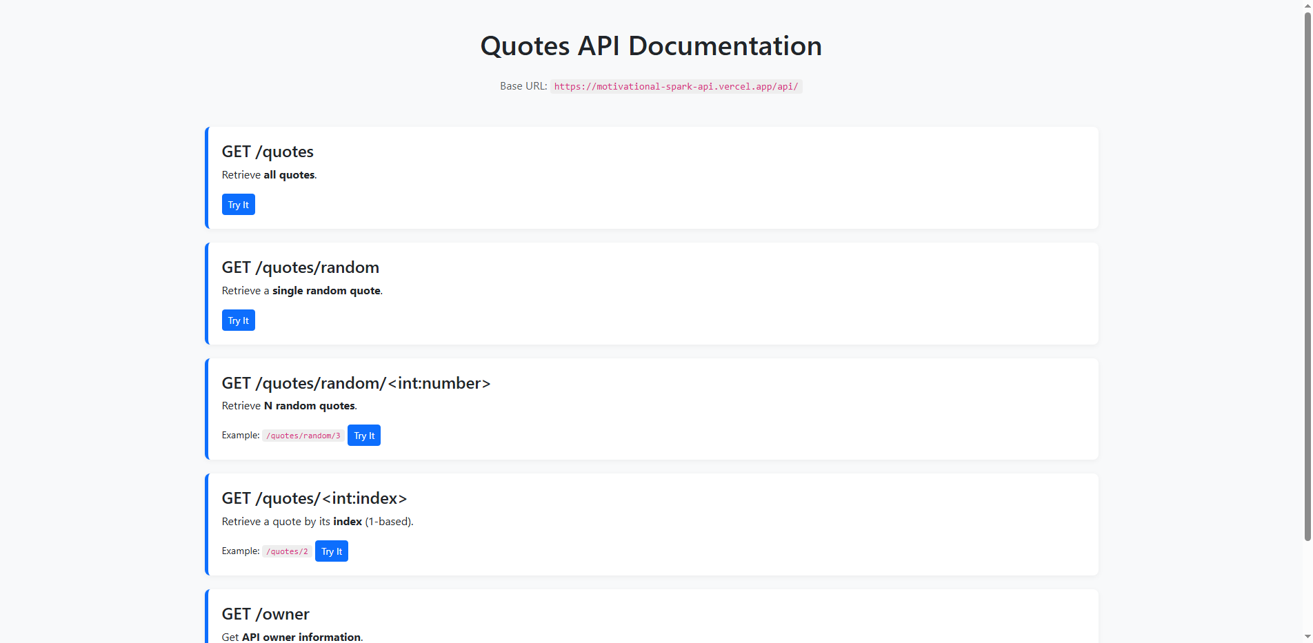 Quotes API