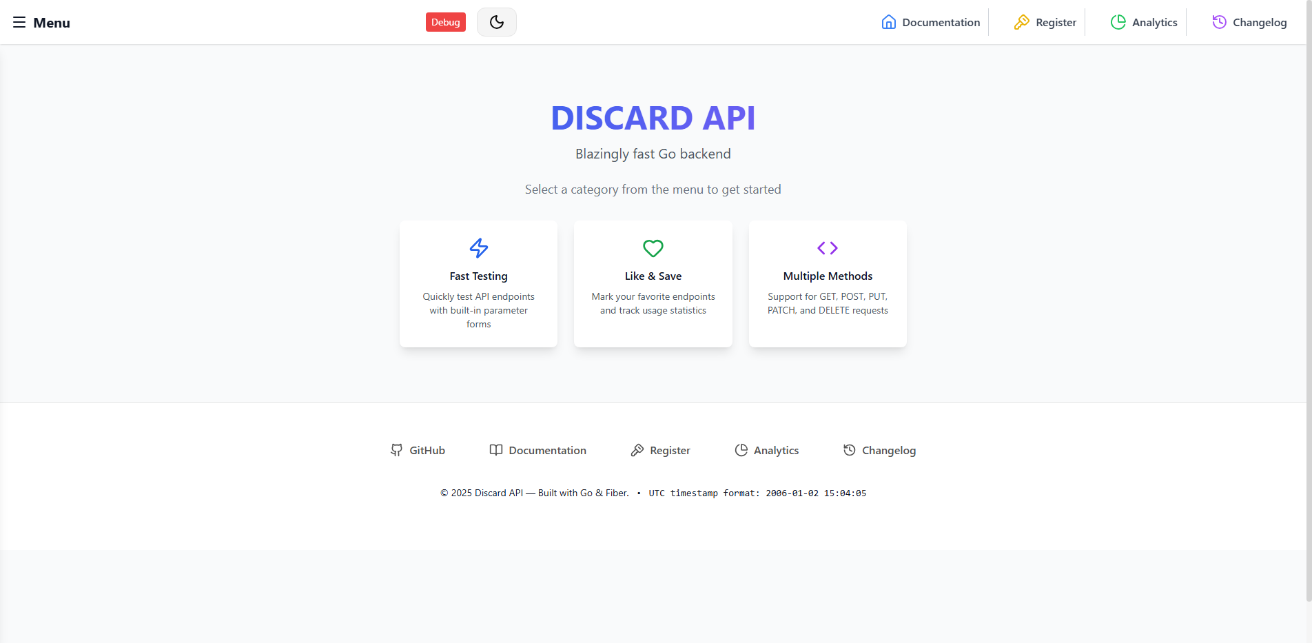 DISCARD API