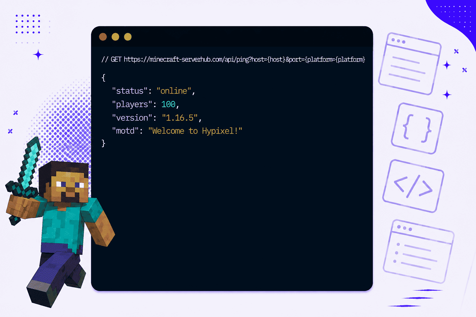 Minecraft ServerHub API
