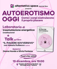 Autoerotismo oggi con alternativo club del libro