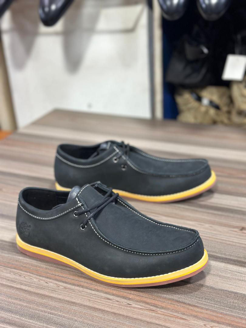 Timberland Men's Nubuck Moc-Toe Casual Low-Top Shoes