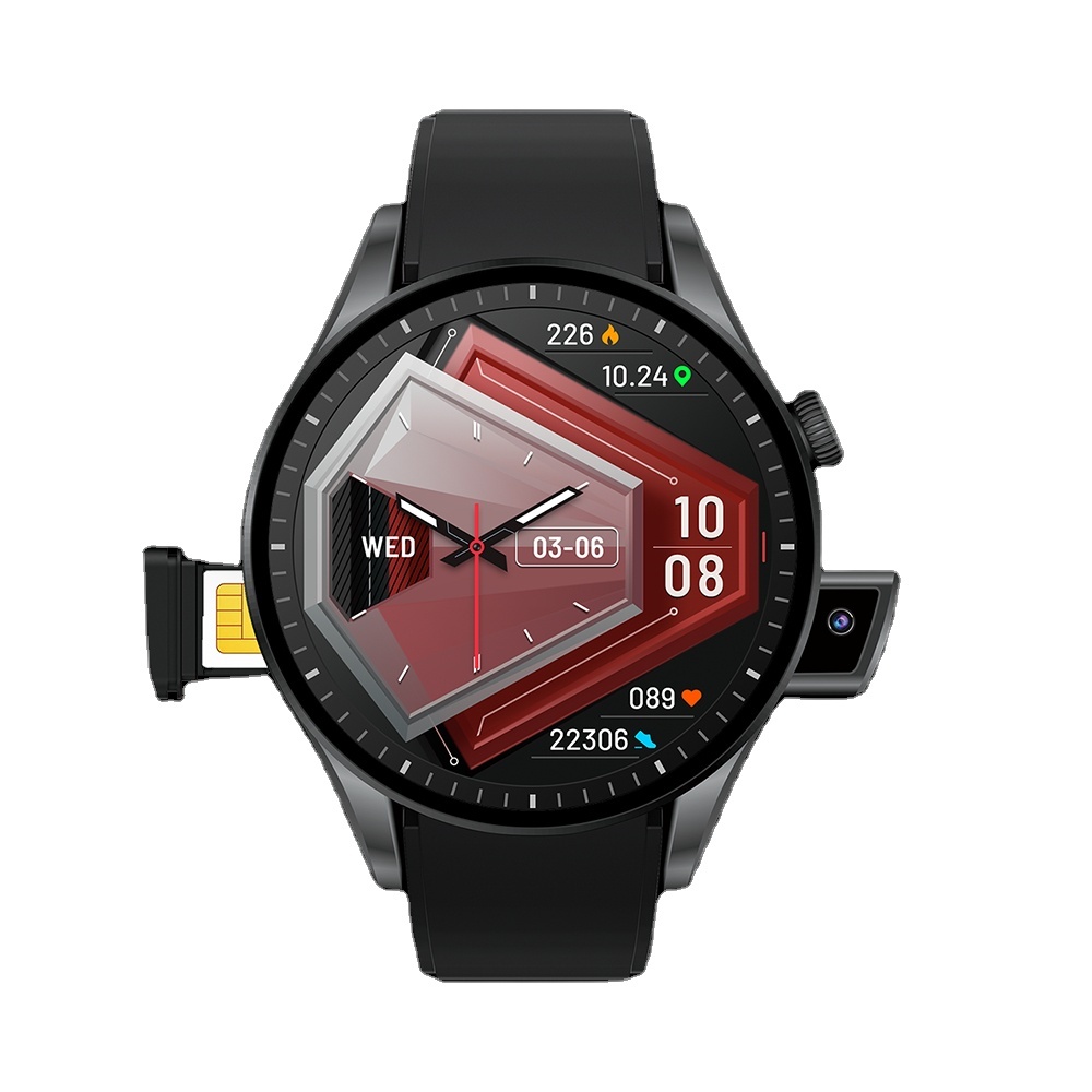 Round Screen Smartwatch with Bluetooth Calling & SIM Card Support