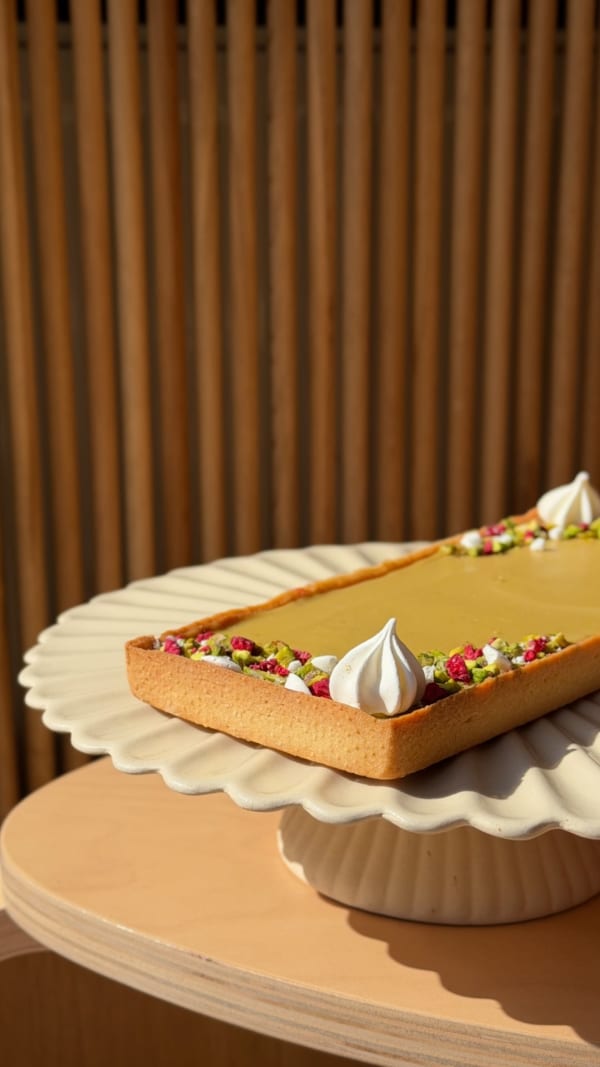 Mazurek malina - pistacja