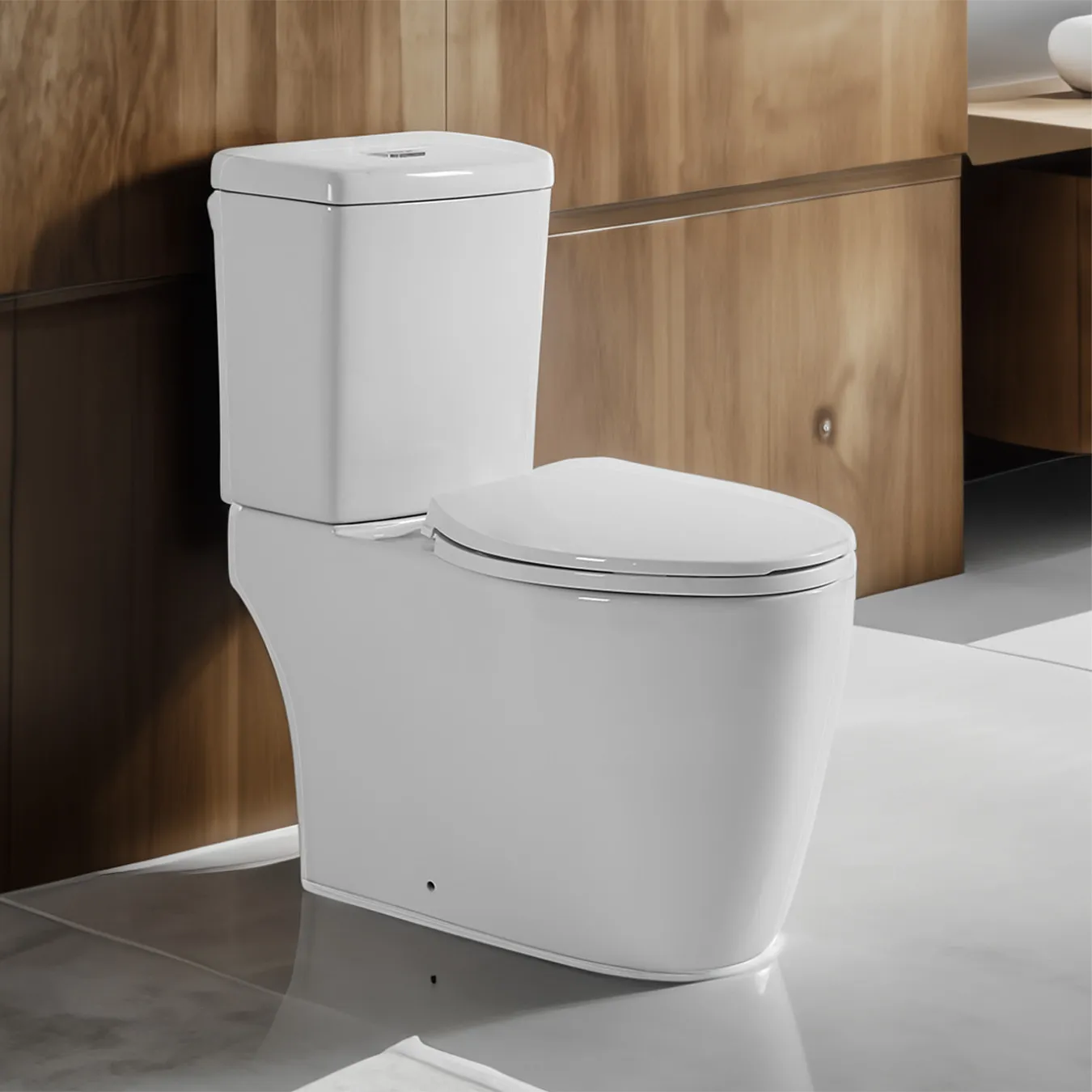 Banheiro Doral em um banheiro moderno e bem iluminado