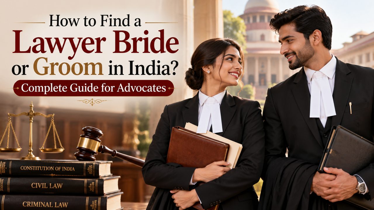 How to Find a Lawyer Bride or Groom in India? Complete Guide for Advocates