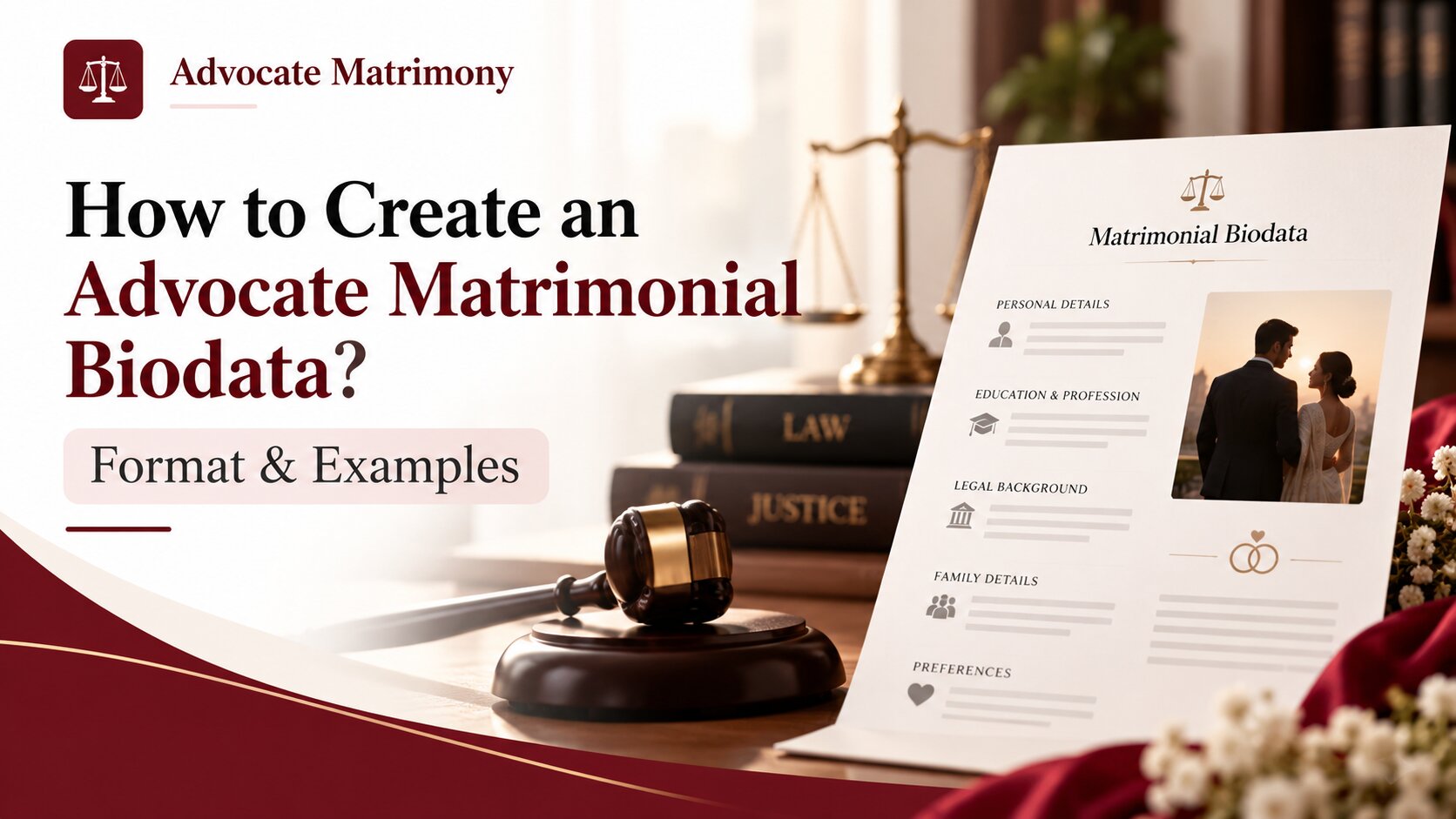 How to Create an Advocate Matrimonial Biodata? Format & Examples