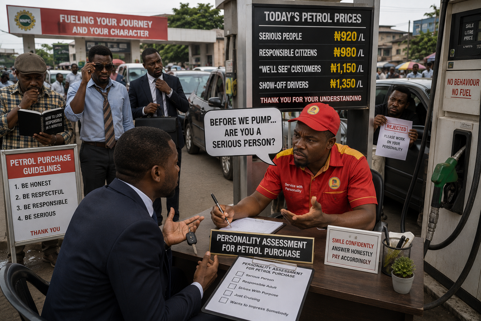 Petrol Now Sold by Personality - Pump Attendants Ask ‘Can We Trust You?’ Before Pricing