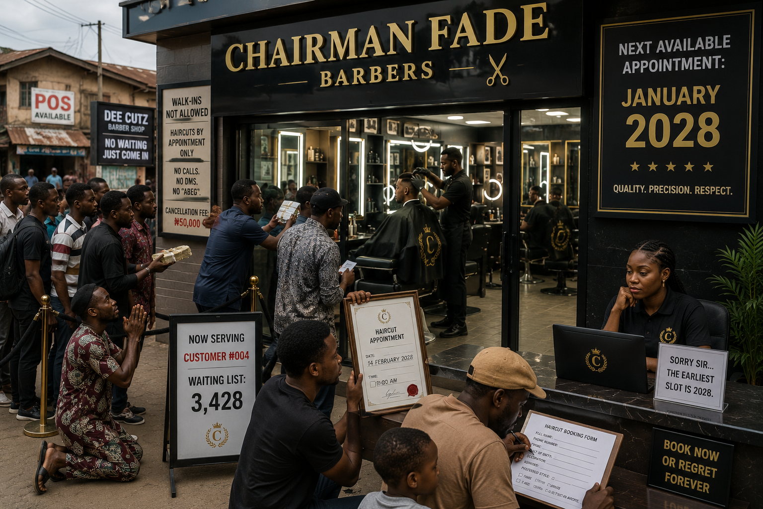 Local Barber Opens Waiting List Until 2028