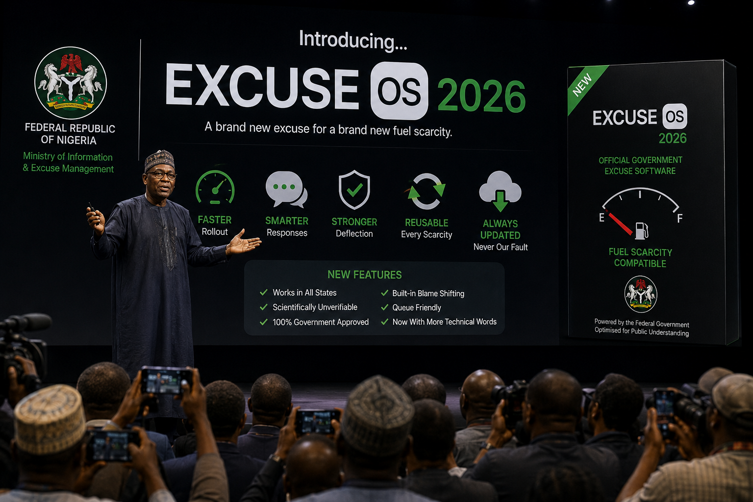 Cabinet Approves New Excuse for Fuel Scarcity