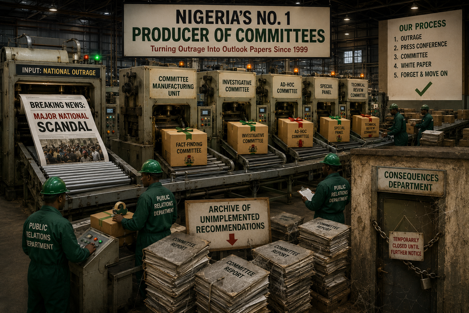 5 Ways to Tell a Nigerian News Story Is About to Get a Committee Instead of a Consequence