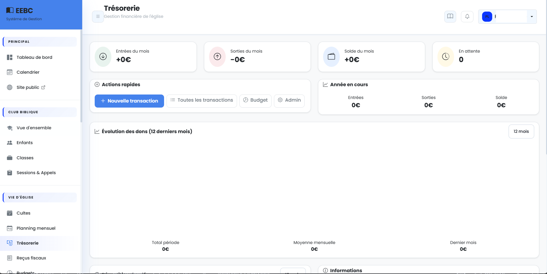 Résultat — EEBC GESTION