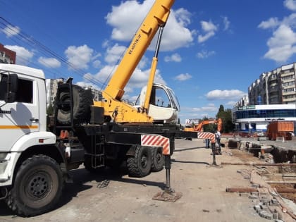 Реконструкция тепломагистрали в Новом городе