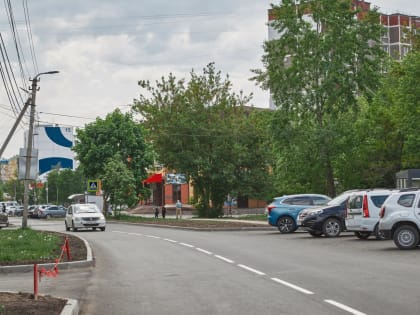 В Курске отремонтировали дорогу на Мыльникова