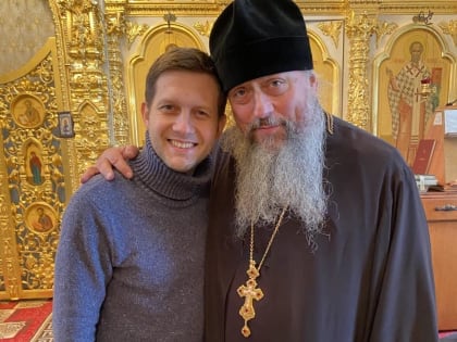 В монастыре в Курской области побывал гендиректор телеканала «Спас» Борис Корчевников