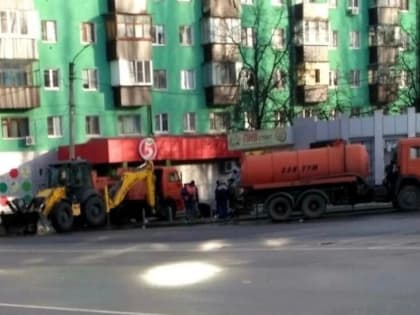 В Курске на улице Парковой водоснабжение будет восстановлено в ближайшее время