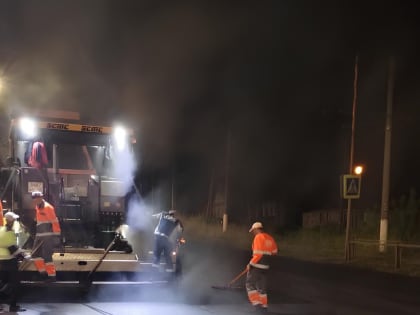 Восстановление дорог в областном центре по проекту «Безопасные качественные дороги»