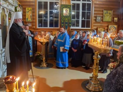 Всенощное бдение накануне праздника Покрова Пресвятой Богородицы