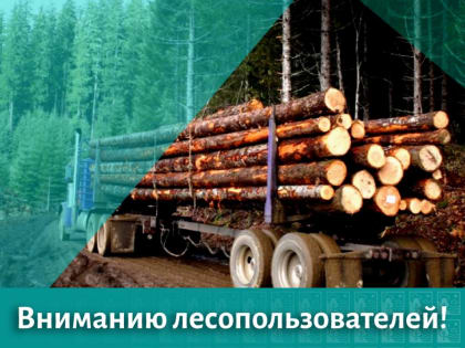 Вниманию лесопользователей!