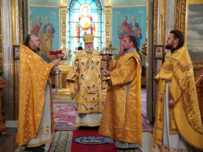 Архиерейское служение в Неделю сыропустную