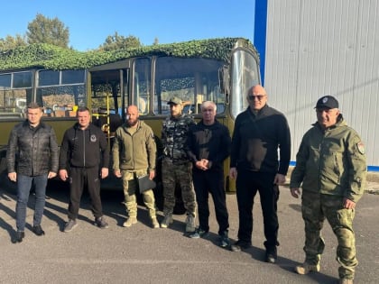 Передача автобуса для батальона «Курские Витязи»