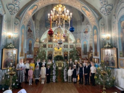 Рождество Христово в Введенском храме поселка Тим