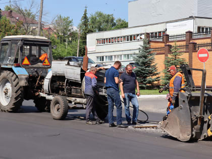 В Курске переделывают ремонт дороги на Красной Армии