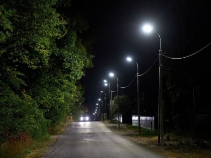 На двух объектах в Курске появилось новое освещение