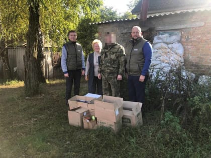 Курские единороссы доставили очередную партию гуманитарного груза в приграничный район области