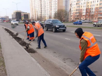 Работа курских дорожных служб не останавливается.