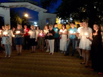 Куряне зажгли «свечу памяти»