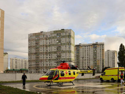 Курская санавиация доставила годовалого ребенка в московский центр имени Дмитрия Рогачева