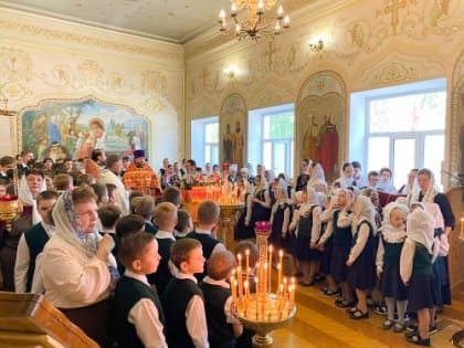 В Курской православной гимназии прошли престольныве торжества