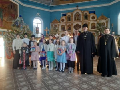Рождественский утренник учеников воскресной школы Покровского храма поселка Пристень