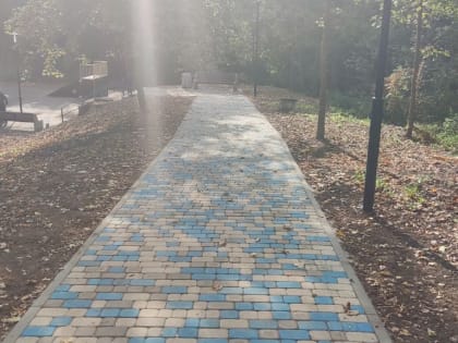 В Курске завершён второй этап благоустройства лесопарковой зоны по проспекту Вячеслава Клыкова