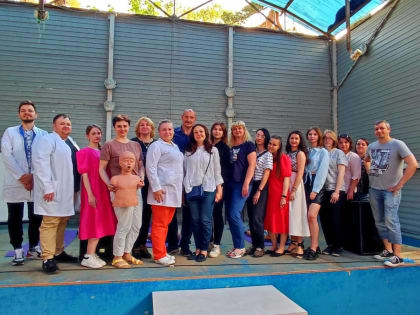 Врачи Курской ОМКБ провели очередной тренинг по оказанию первой помощи пострадавшим в условиях ЧС