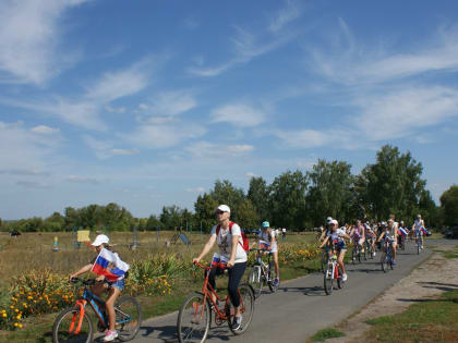 Велопробег в честь праздника