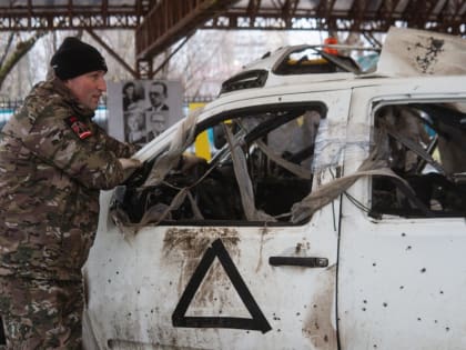 Первый экспонат выставки ЛДПР – трофейный автомобиль доставлен в офис партии