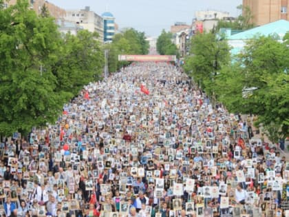 В рядах «Бессмертного полка» прошли около 120 тысяч жителей Курской области